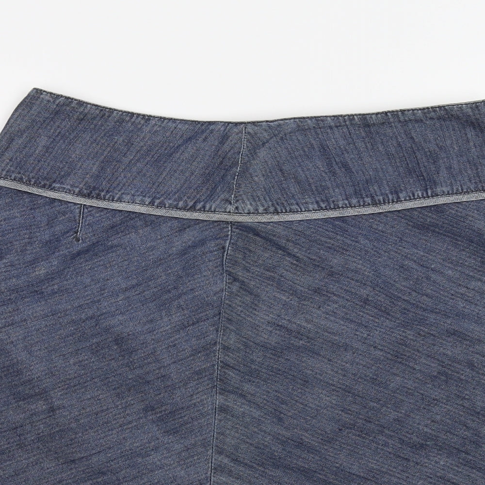 NEXT Womens Blue  Denim A-Line Skirt Size 10