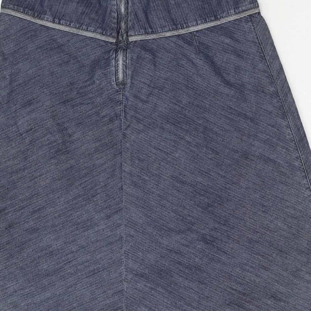 NEXT Womens Blue  Denim A-Line Skirt Size 10