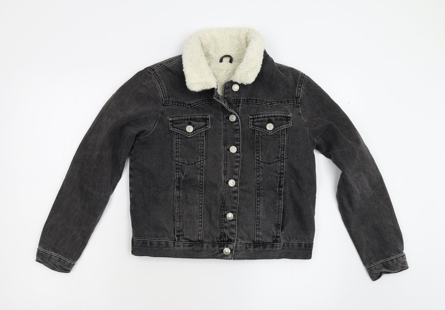 Topshop Womens Black   Jacket  Size 8
