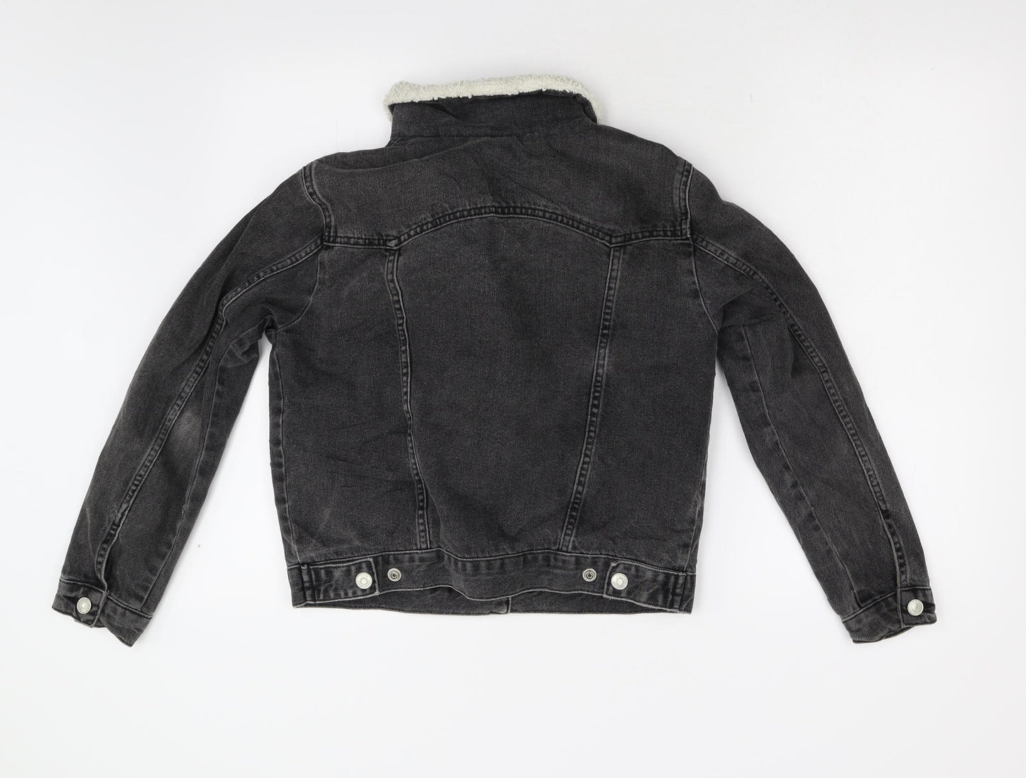Topshop Womens Black   Jacket  Size 8