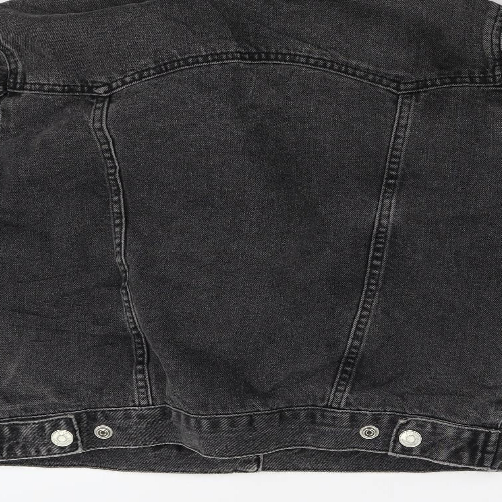Topshop Womens Black   Jacket  Size 8