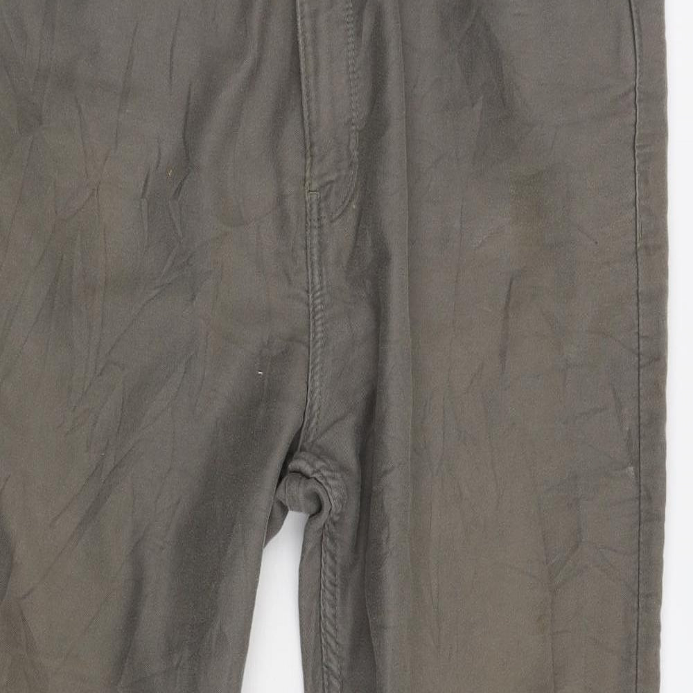 M&S Mens Green  Denim Straight Jeans Size 36 L29 in