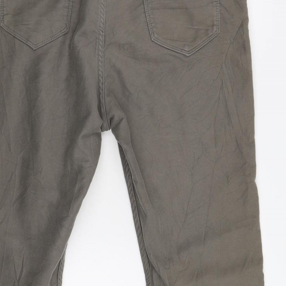 M&S Mens Green  Denim Straight Jeans Size 36 L29 in