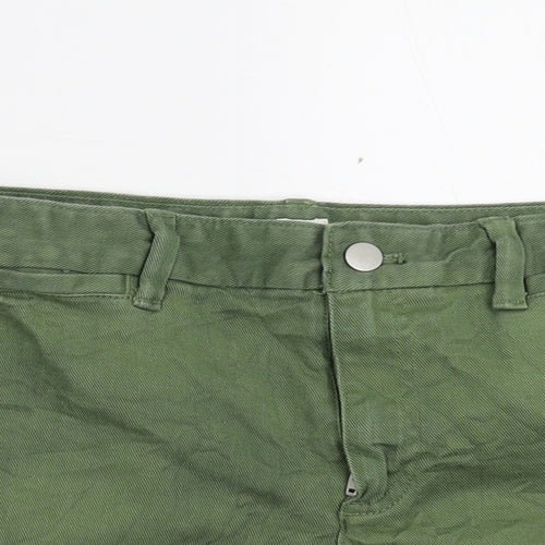 Gap Womens Green  Denim Hot Pants Shorts Size 10
