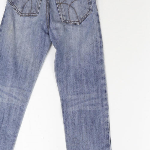 M&Co Girls Blue   Straight Jeans Size 6-7 Years
