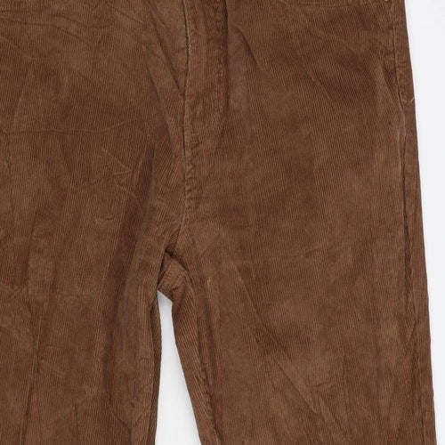 Avenue Mens Brown  Corduroy Trousers  Size 38 L32 in