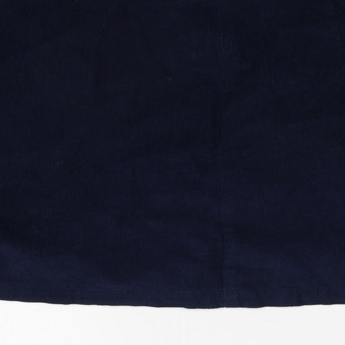 Cooperative Womens Blue  Corduroy Mini Skirt Size S