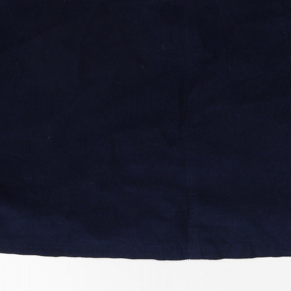 Cooperative Womens Blue  Corduroy Mini Skirt Size S