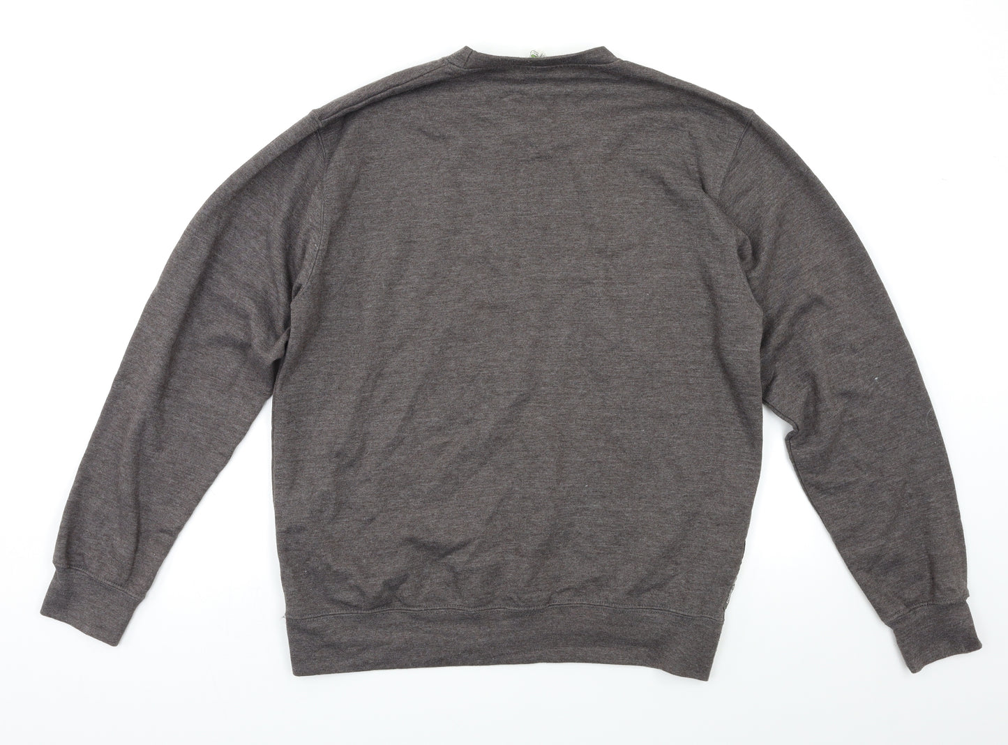 Just Hoods` Mens Grey   Pullover Sweatshirt Size S