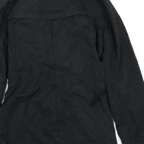 Authentic Womens Black   Parka Jacket Size 10