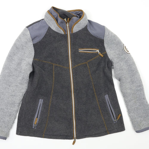 B.C. Best Connections Mens Grey   Full Zip Sweatshirt Size M