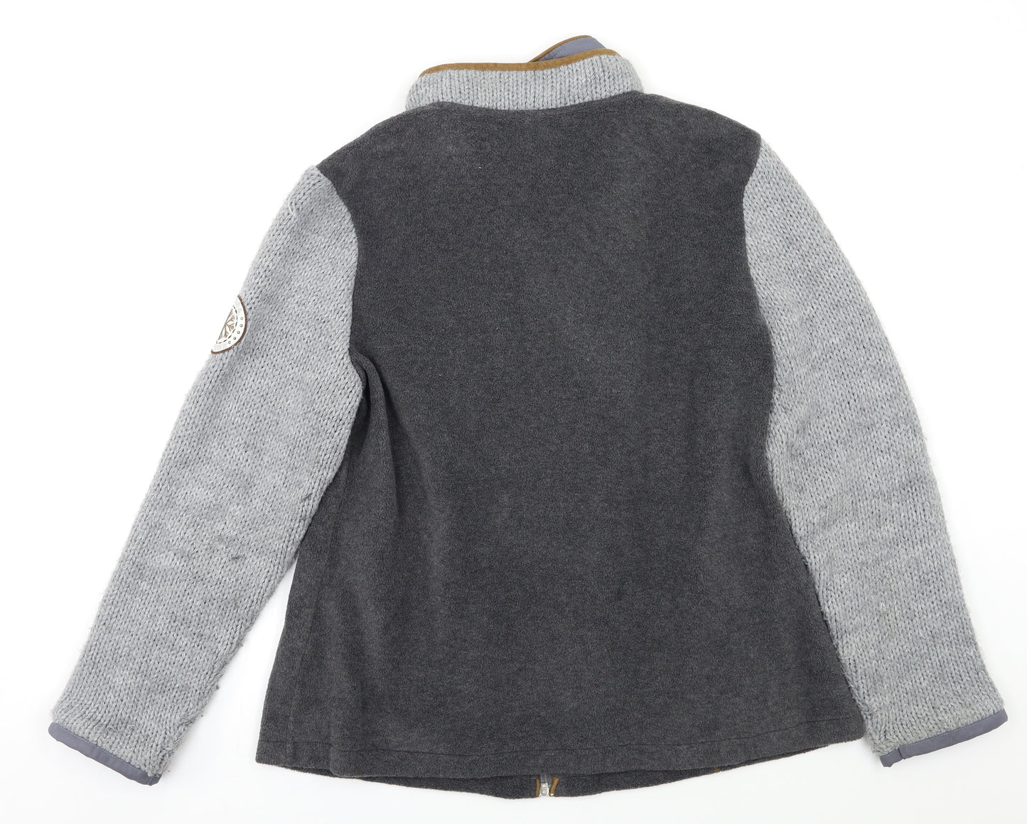 B.C. Best Connections Mens Grey   Full Zip Sweatshirt Size M