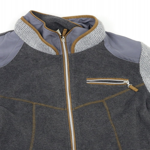 B.C. Best Connections Mens Grey   Full Zip Sweatshirt Size M