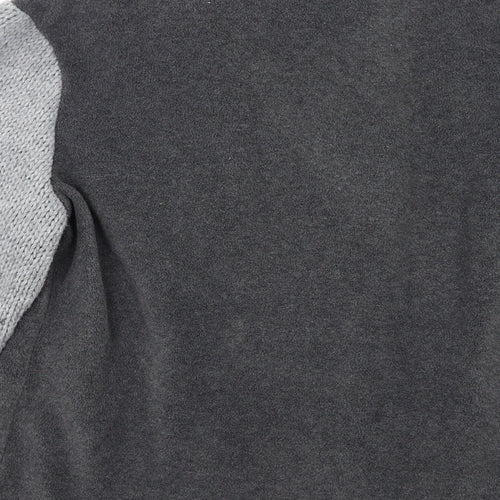 B.C. Best Connections Mens Grey   Full Zip Sweatshirt Size M