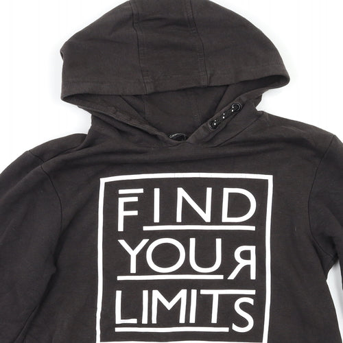 George Boys Black   Pullover Hoodie Size 10 Years
