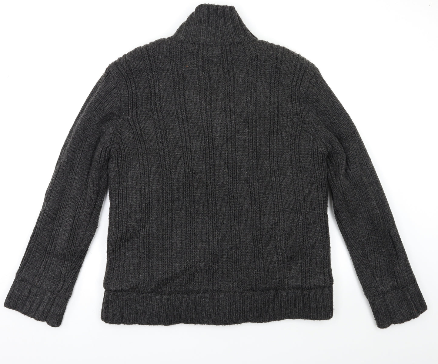 George Mens Grey   Cardigan Jumper Size M