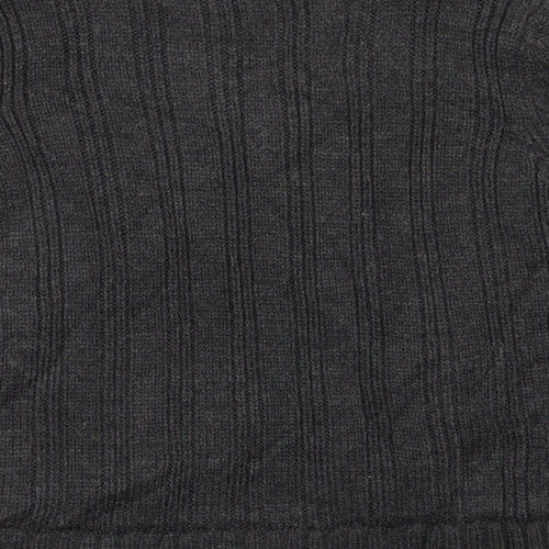 George Mens Grey   Cardigan Jumper Size M