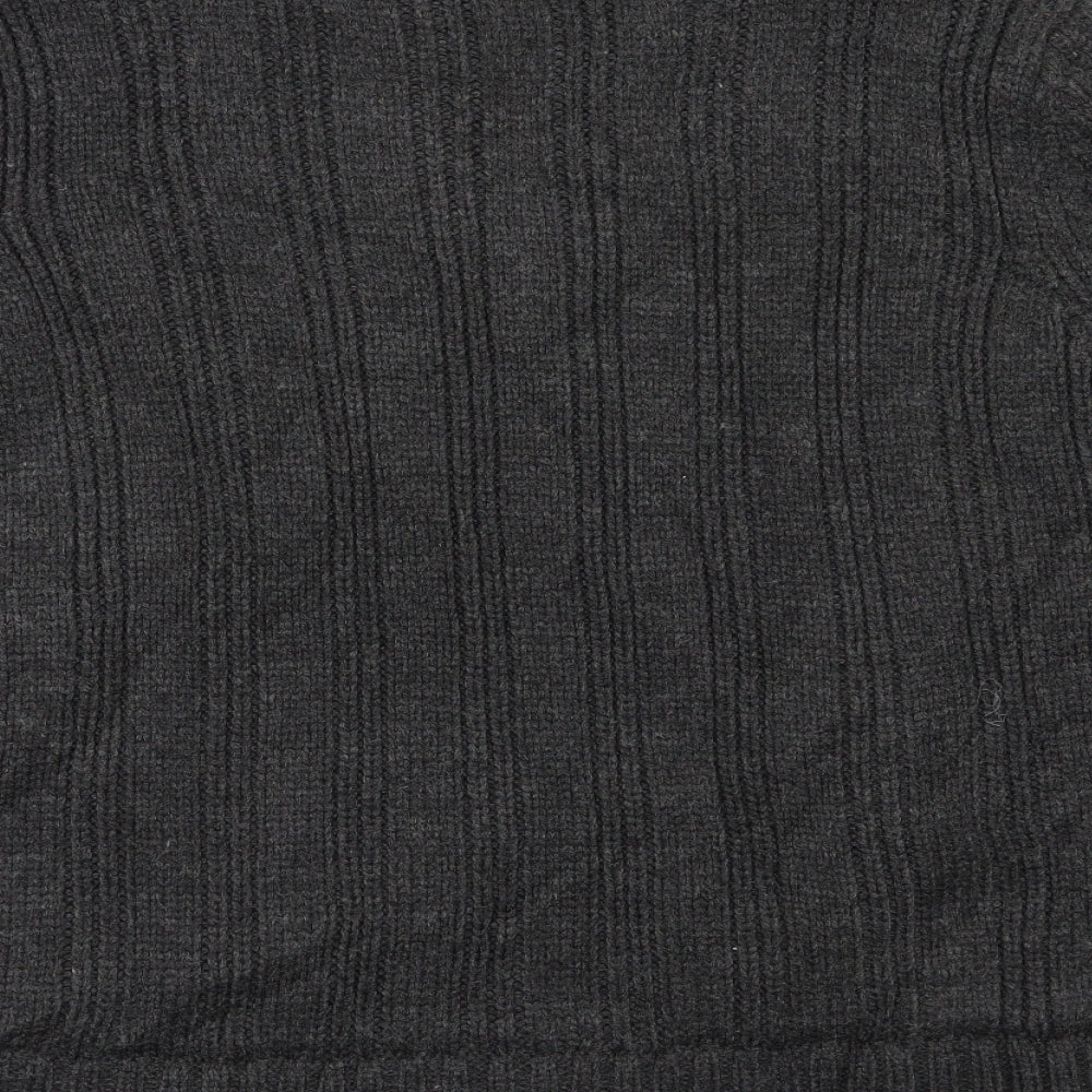 George Mens Grey   Cardigan Jumper Size M