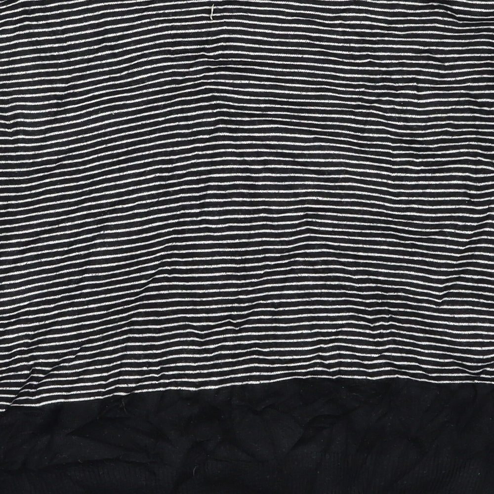 Atmosphere Womens Black Striped  Pullover Jumper Size 8