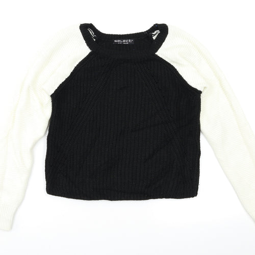 Select Womens Black   Pullover Jumper Size 6