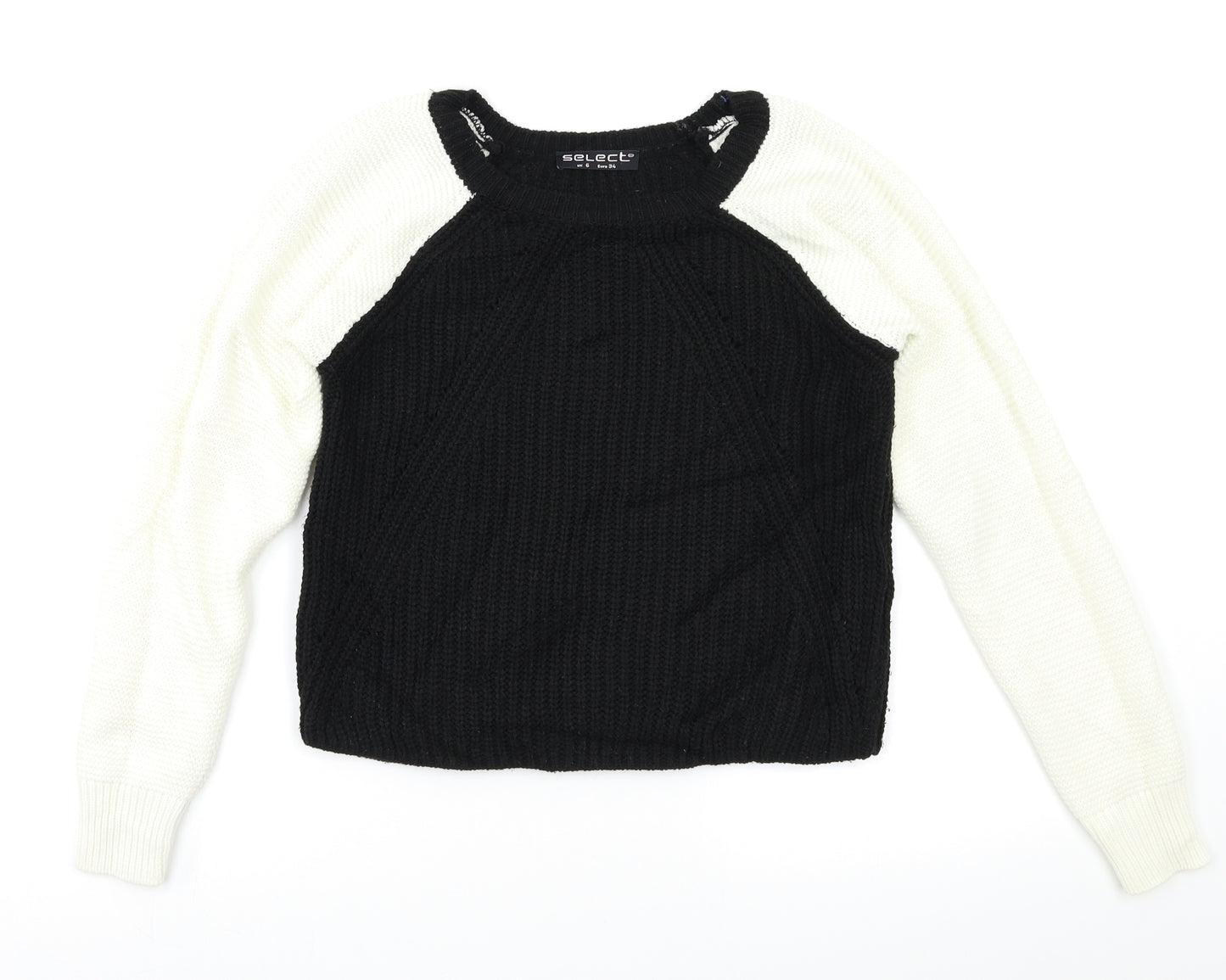 Select Womens Black   Pullover Jumper Size 6