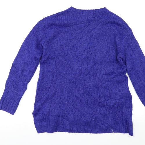 M&S Womens Blue   Pullover Jumper Size S