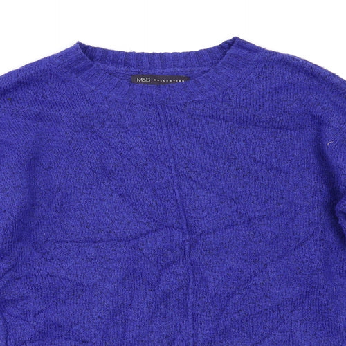 M&S Womens Blue   Pullover Jumper Size S