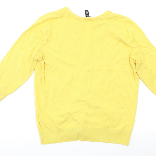 Ellen Tracy Womens Yellow   Cardigan Jumper Size M