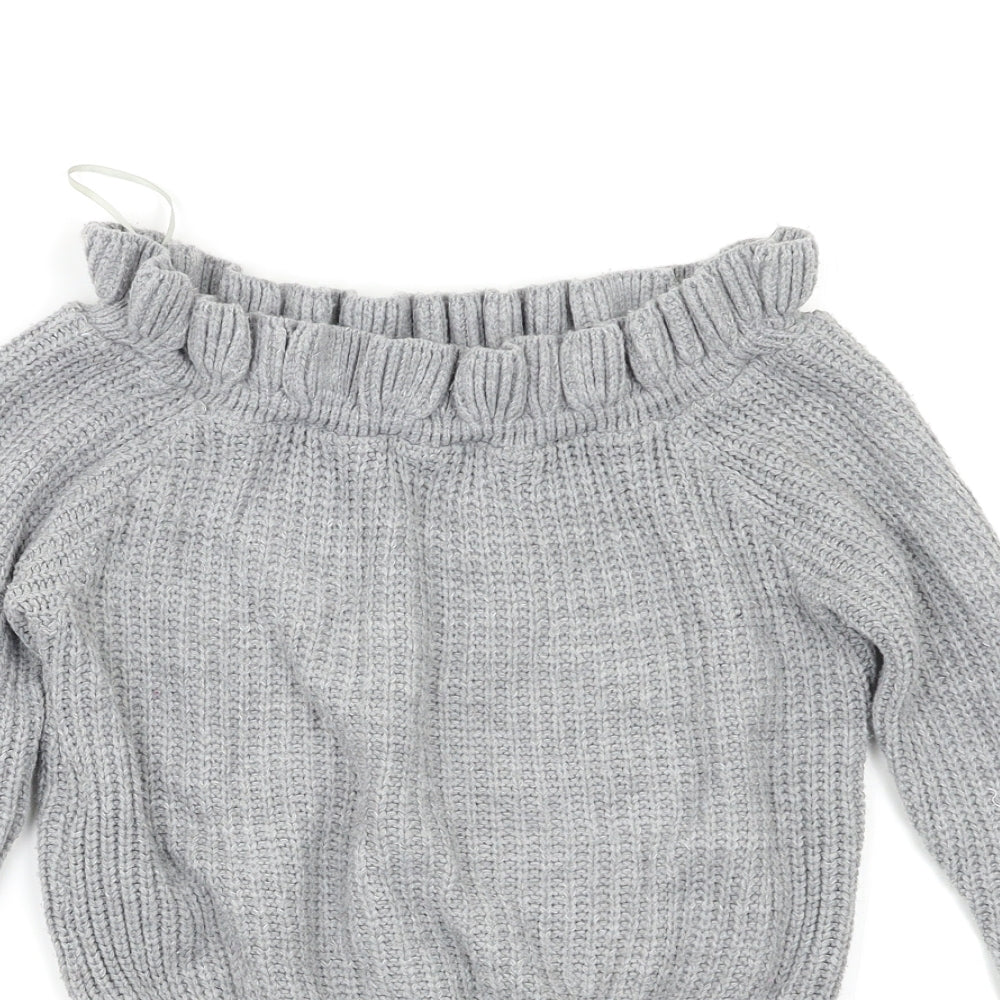Select Womens Grey   Pullover Jumper Size 8