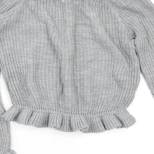 Select Womens Grey   Pullover Jumper Size 8
