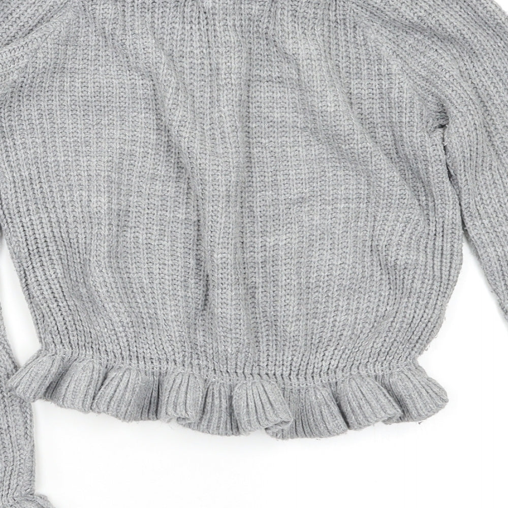 Select Womens Grey   Pullover Jumper Size 8