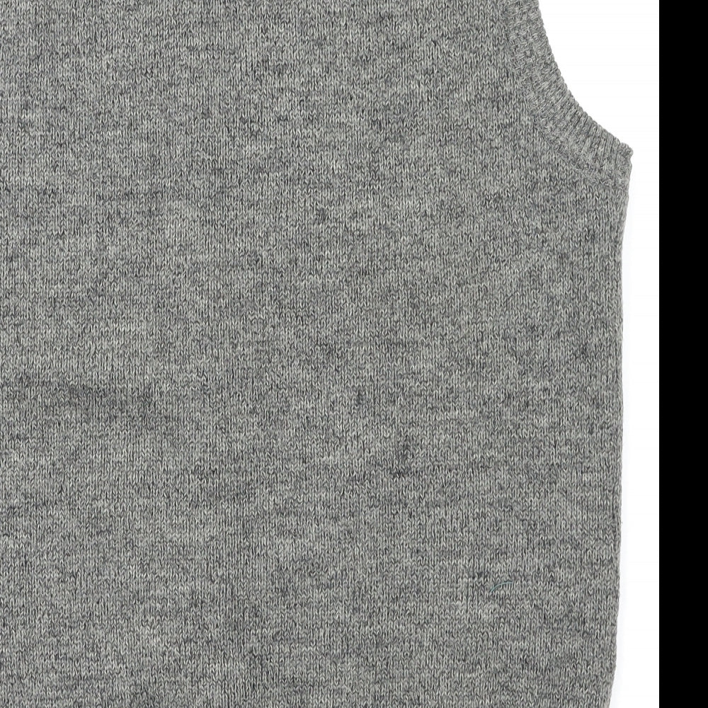 BHS Mens Grey   Vest Jumper Size L