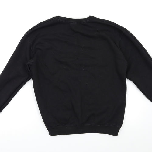 Fruit of the Loom Boys Black   Pullover Sweatshirt Size 11-12 Years