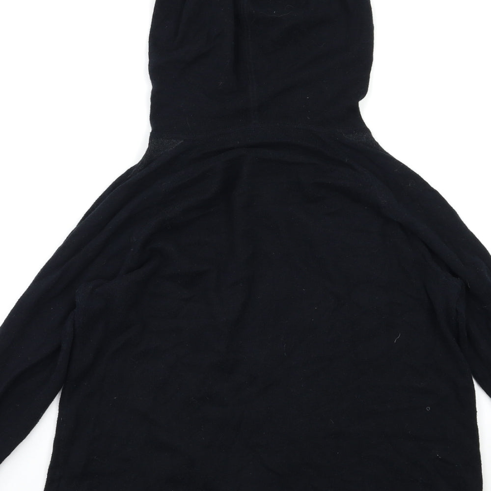 White Company Womens Black   Cardigan Jumper Size S