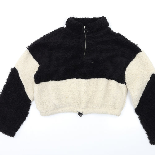 New Look Girls Black   Pullover Sweatshirt Size 14 Years