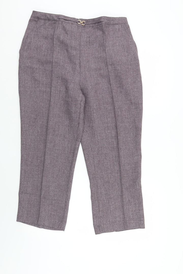 Damart Womens Purple   Trousers  Size 18 L25 in