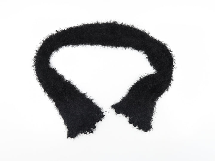 Preworn Womens Black Scarf