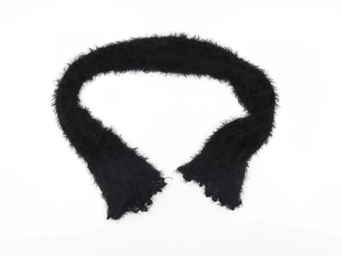Preworn Womens Black    Scarf