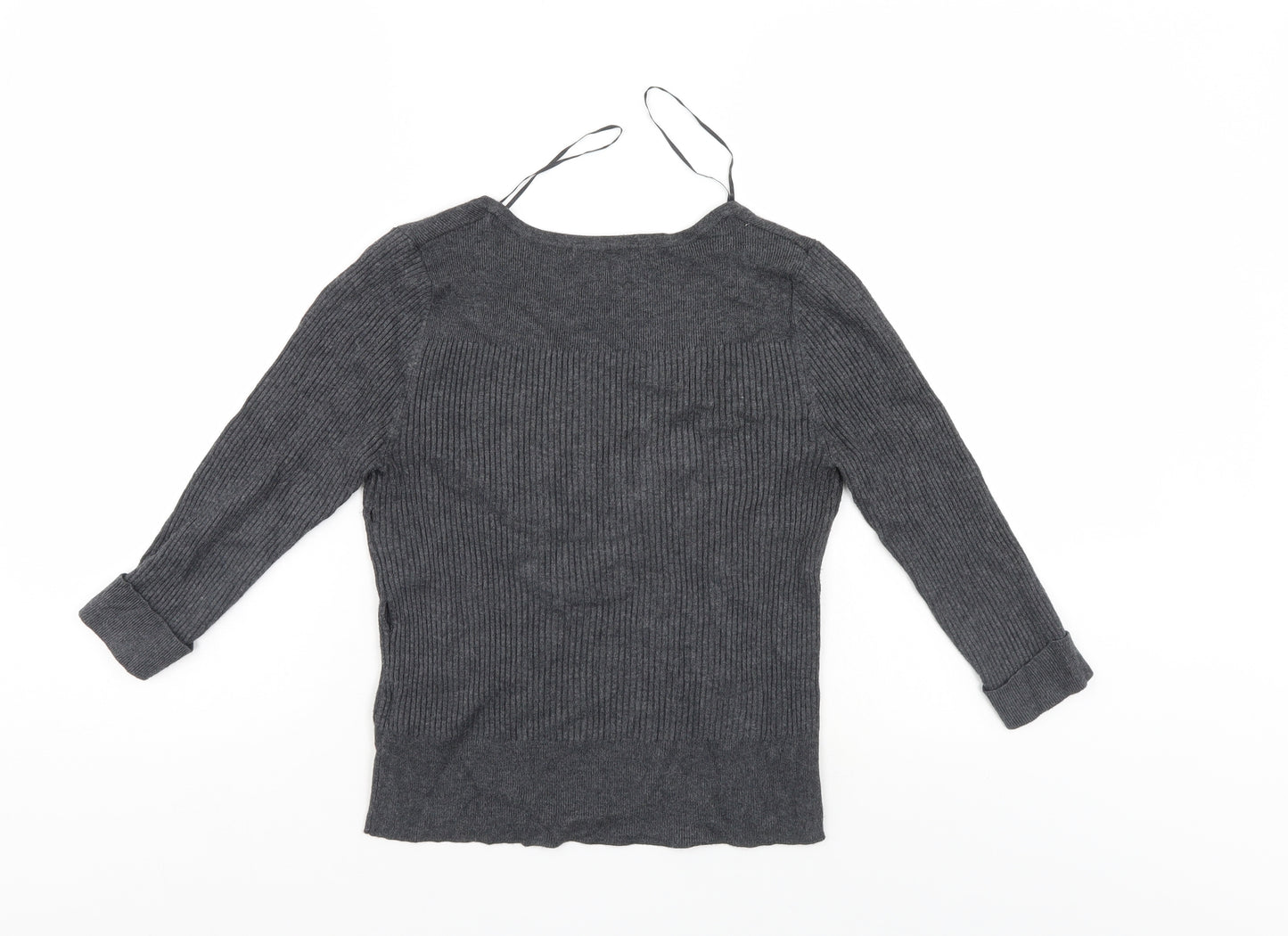 M&S Womens Grey   Pullover Jumper Size 10