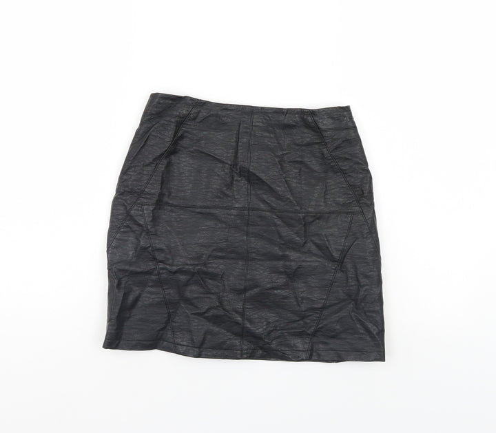 Divided Womens Black   A-Line Skirt Size 8