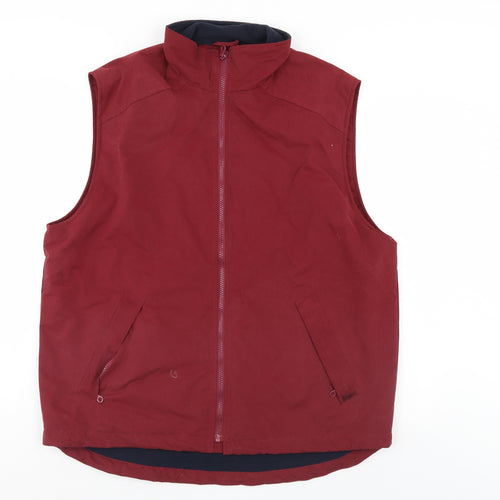 Tomas beck Mens Red   Gilet Jacket