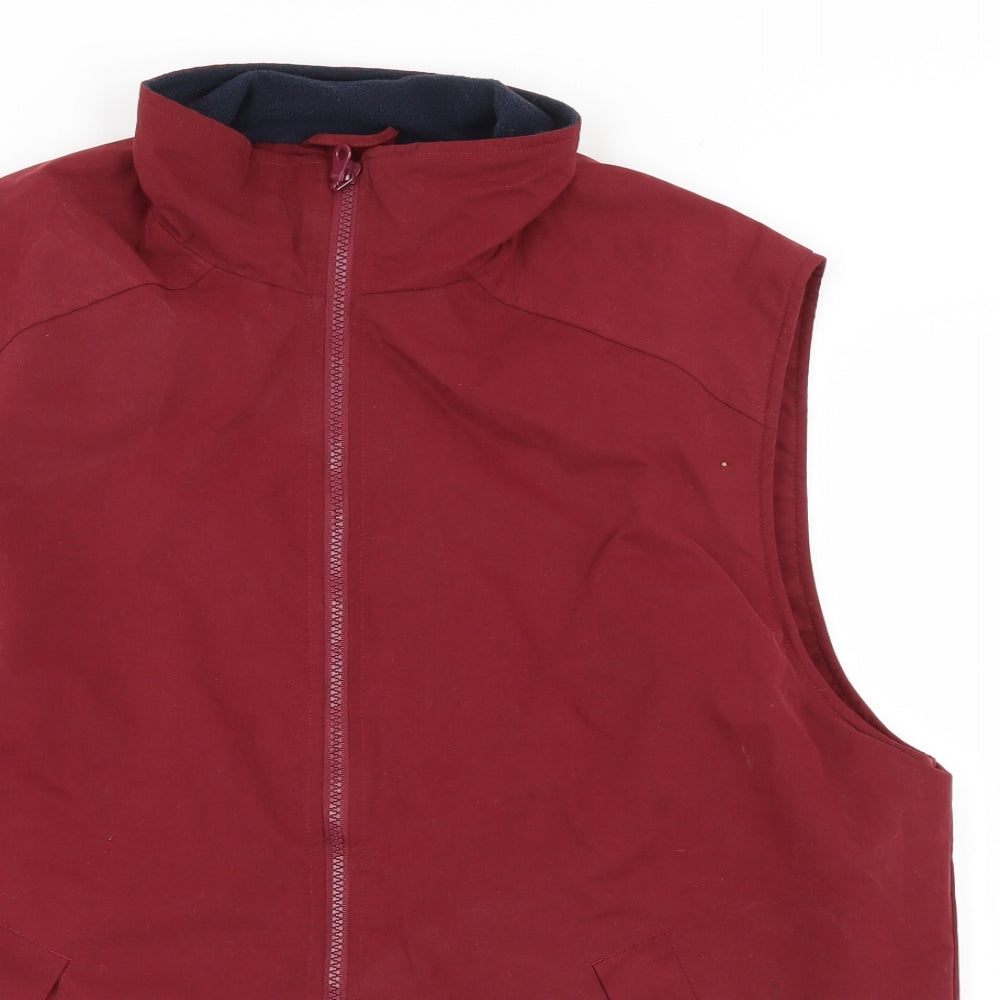 Tomas beck Mens Red   Gilet Jacket