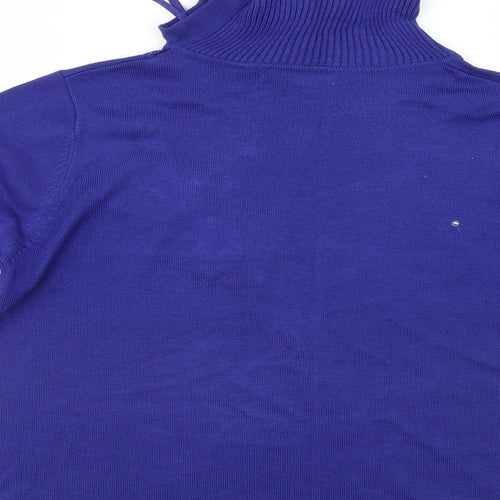 Eternal Womens Blue   Pullover Jumper Size M