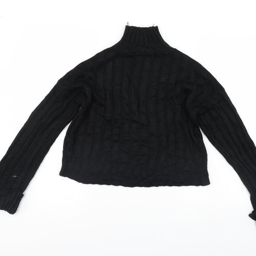 Misspap Womens Black   Pullover Jumper Size M