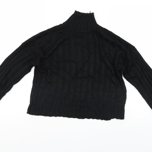 Misspap Womens Black   Pullover Jumper Size M