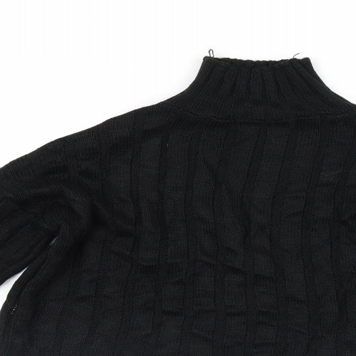 Misspap Womens Black   Pullover Jumper Size M