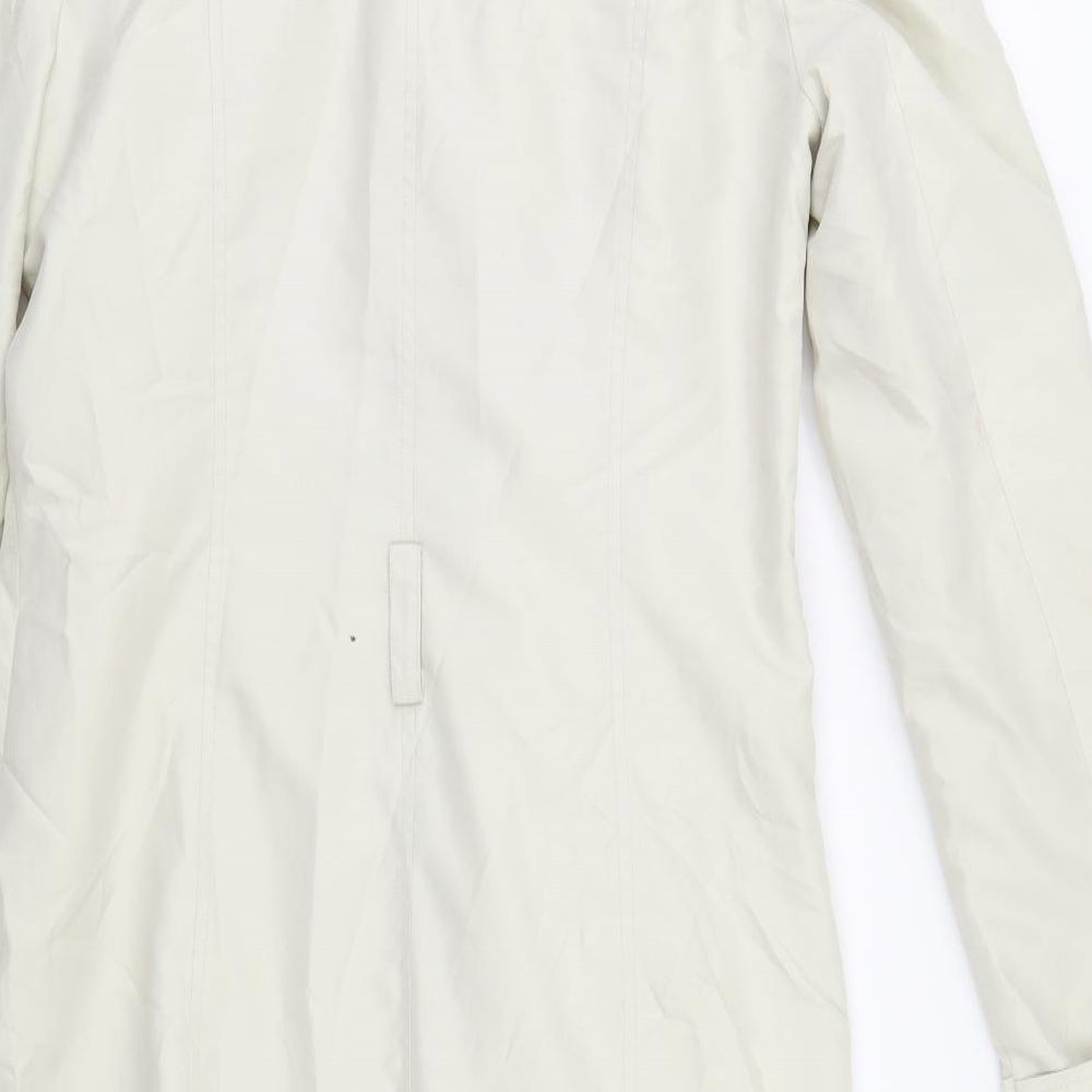 Warehouse Womens Ivory   Overcoat Coat Size 12