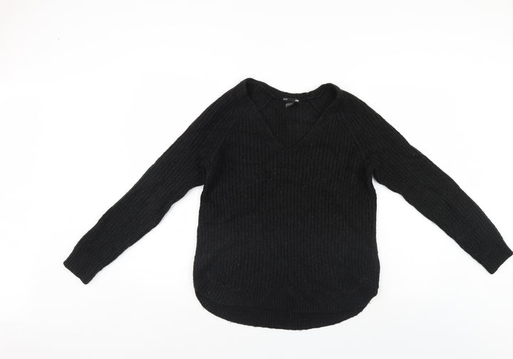 H&M Womens Black   Pullover Jumper Size S