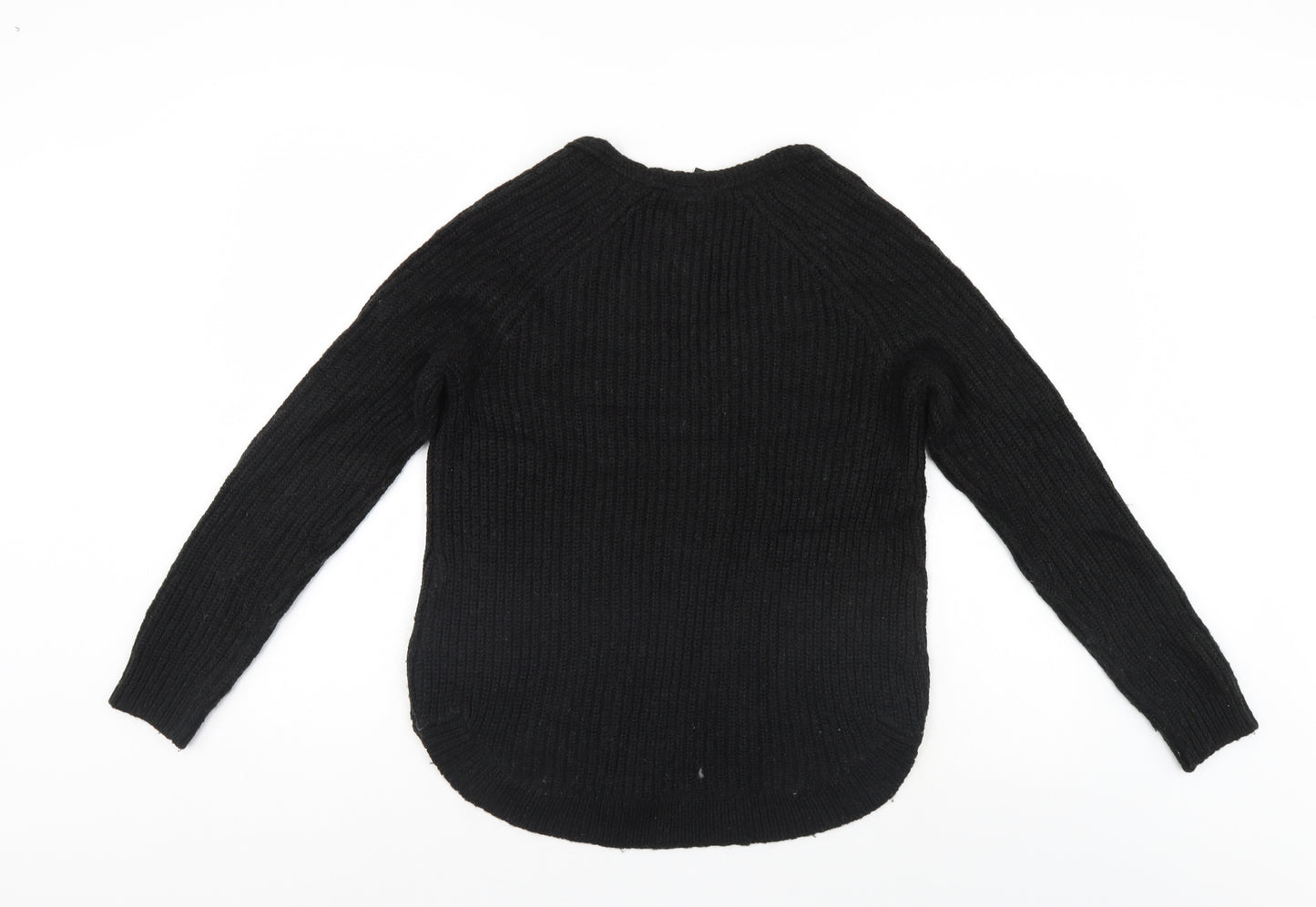 H&M Womens Black   Pullover Jumper Size S