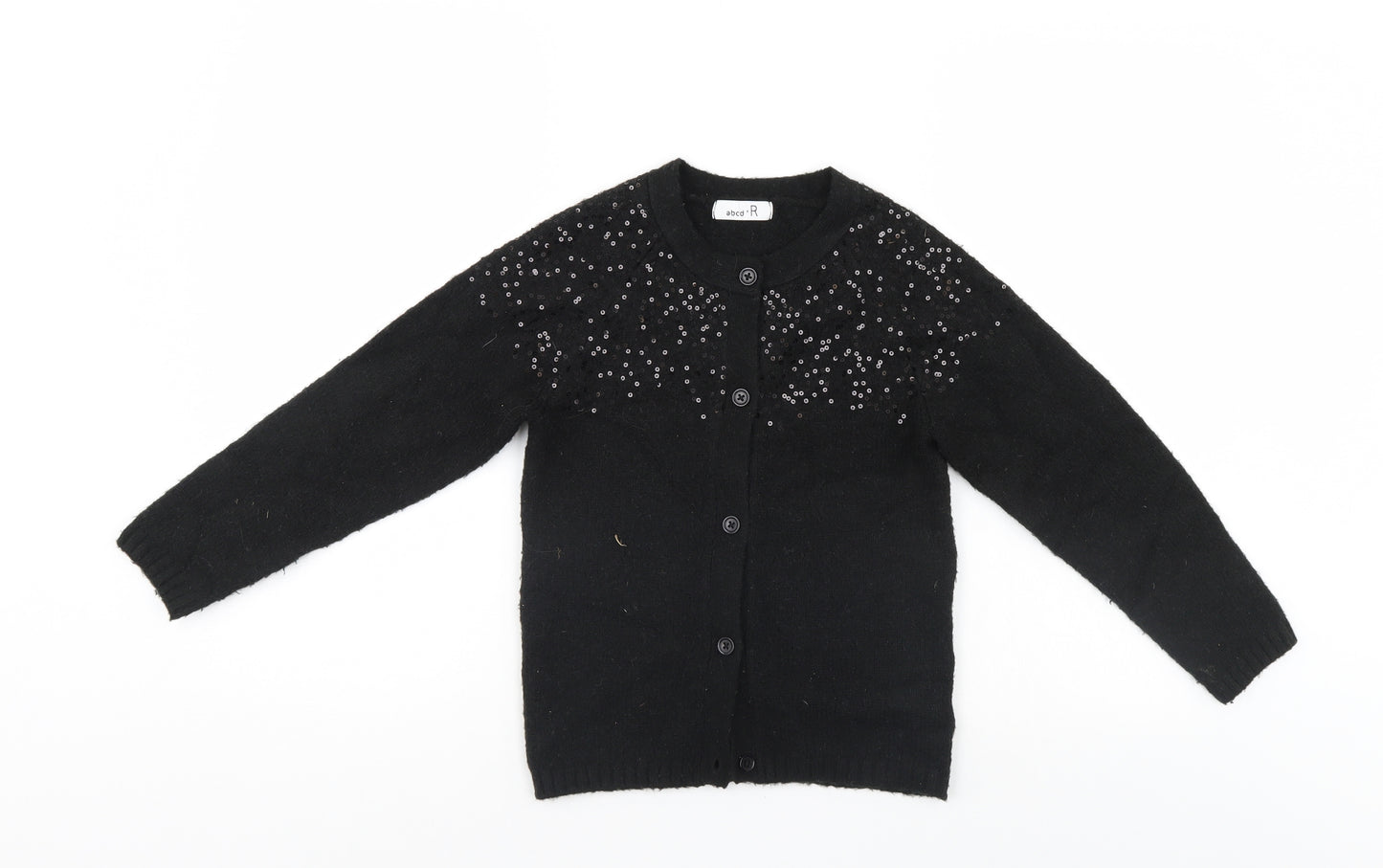 Abcd R Womens Black   Cardigan Jumper Size 8